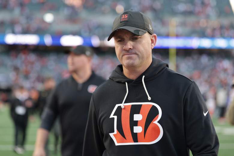 Bengals head coach Zac Taylor walks off the field.