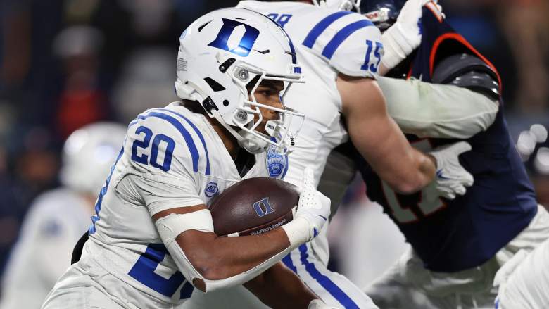 Nate Sheppard runs against Virginia in ACC Championship