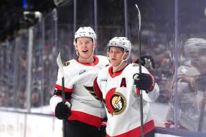 Tim Stutzle Brady Tkachuk Senators