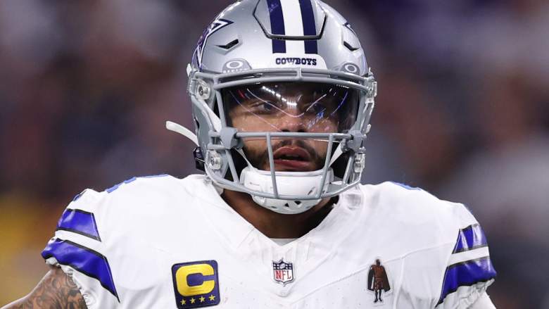 Dak Prescott #4 of the Dallas Cowboys