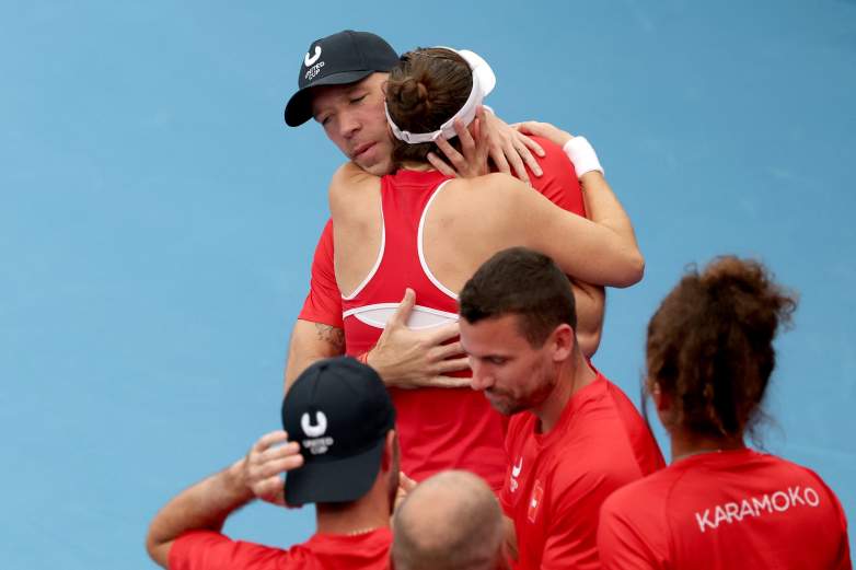 Belinda Bencic, husband Martin Hromkovic