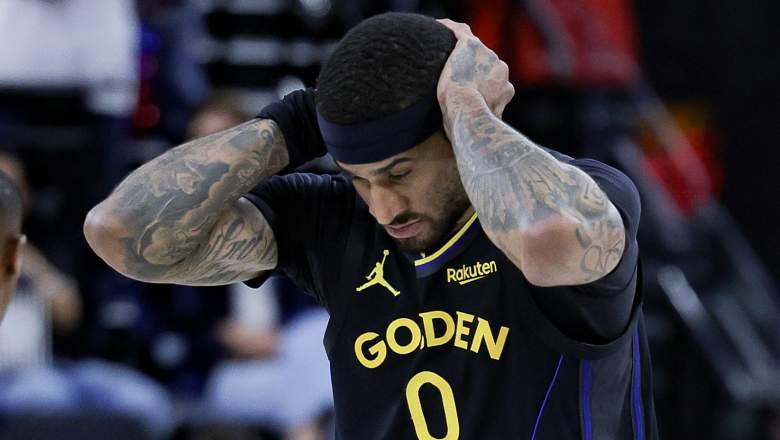 Gary Payton II #0 of the Golden State Warriors
