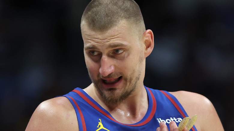 Nikola Jokic #15 of the Denver Nuggets has not hit the NBA trade rumor mi in earnest ... yet.
