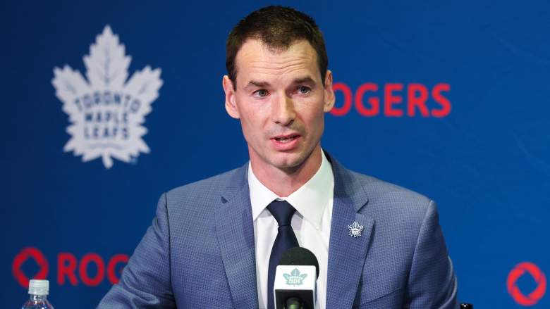 Maple Leafs GM John Chayka signed Sergei Bobrovsky this summer.