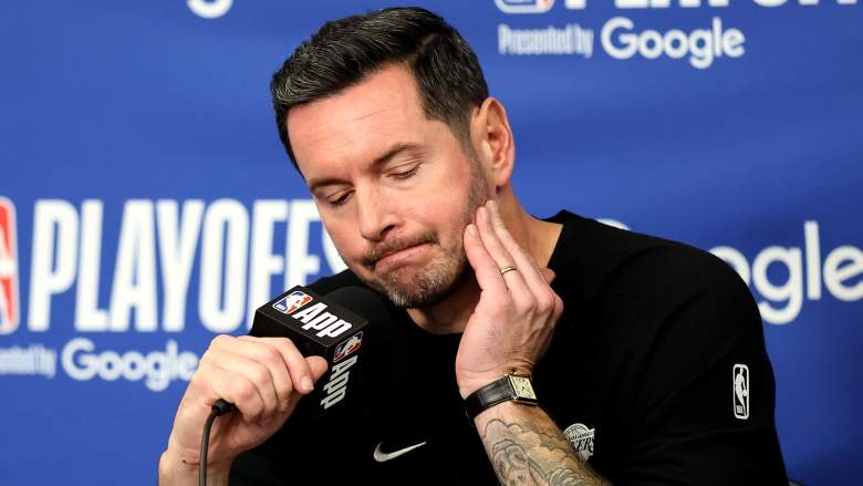 Head coach JJ Redick of the Los Angeles Lakers