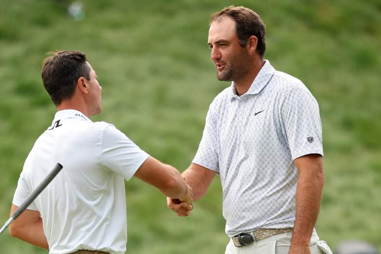 Viktor Hovland and Scottie Scheffler