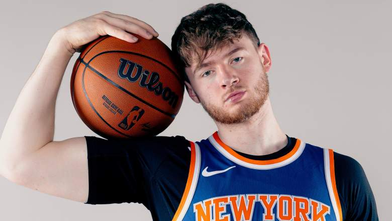 Tyler Nickel #55 of the New York Knicks