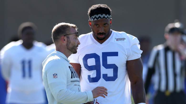 Myles Garrett Sean McVay Los Angeles Rams
