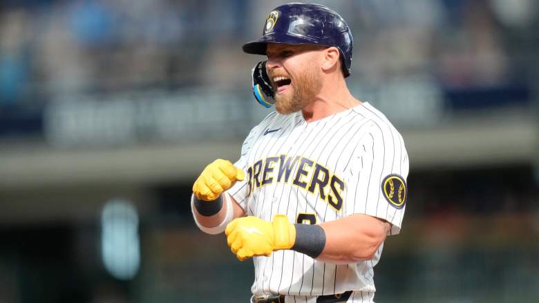 Milwaukee Brewers slugger Jake Bauers