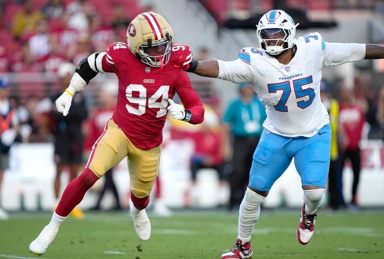 Tennessee Titans' left tackle Dan Moore Jr.