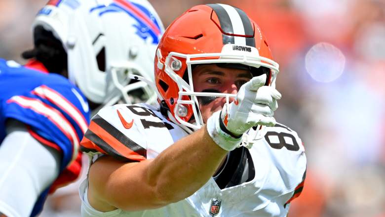 Cleveland Browns receiver Luke Floriea faces a tough path to a roster spot.