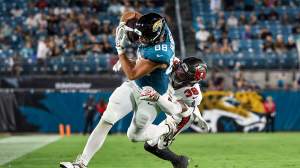Los Angeles Chargers tight end Patrick Herbert