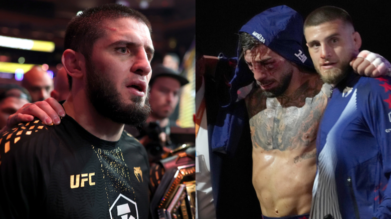 Islam Makhachev and Ilia Topuria