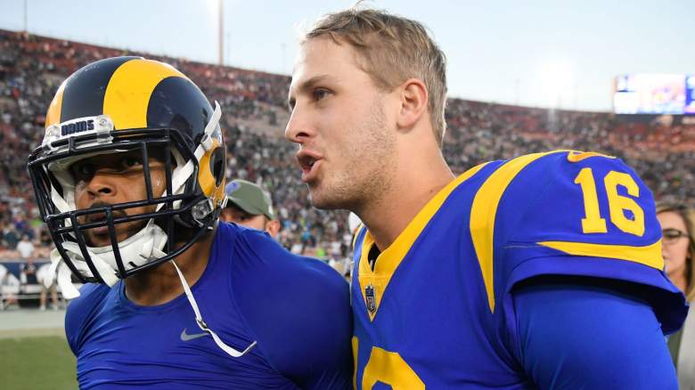 Jared Goff and Aaron Donald