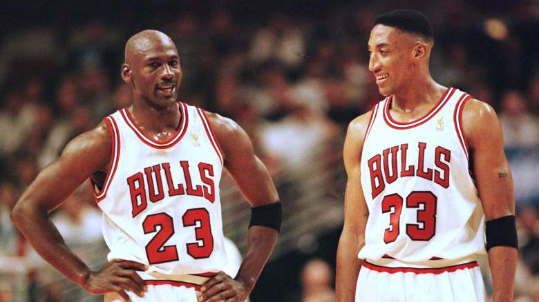 Michael Jordan and Scottie Pippen
