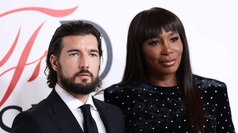 Andrea Preti and Venus Williams attend the 2025 CFDA Awards at The American Museum of Natural History on November 03, 2025 in New York City