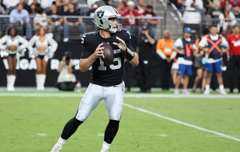 Las Vegas Raiders QB Fewrnando Mendoza