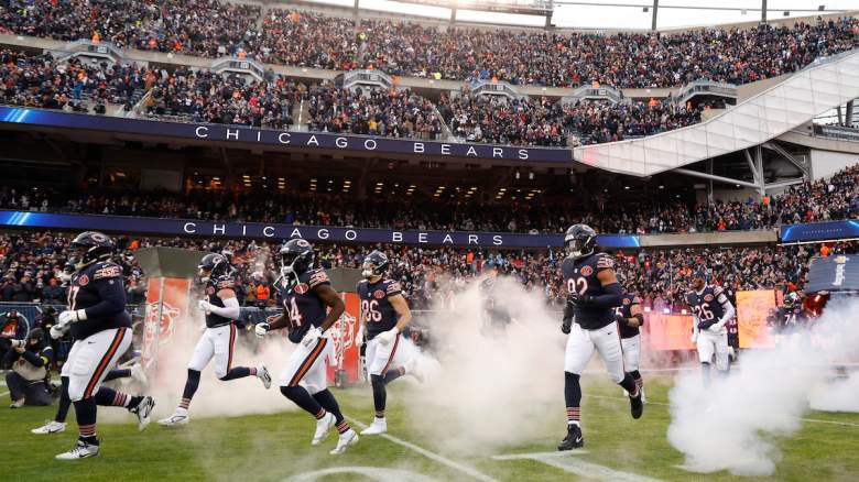 The Chicago Bears take the field