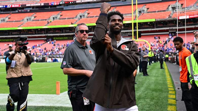 Cleveland Browns quarterback Shedeur Sanders