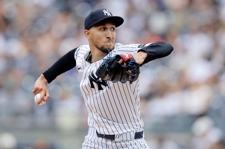 New York Yankees pitching prospect Elmer Rodr&iacute;guez has a locker at Yankee Stadium and is expected to be apart of the pitching plan on Wednesday against the Houston Astros.