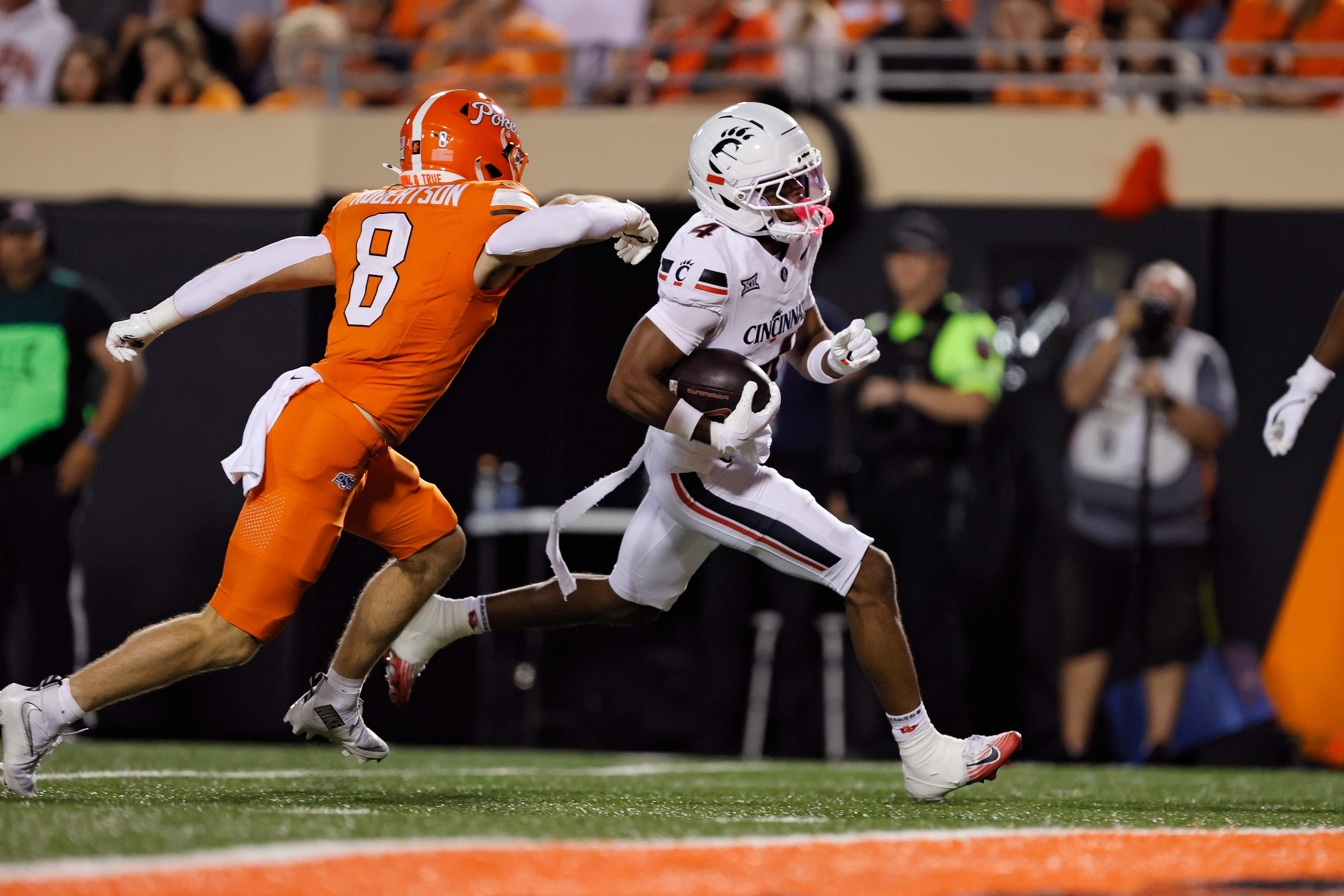 Kansas City Chiefs rookie WR Cyrus Allen at Cincinnati