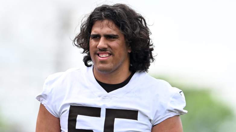 Cleveland Browns top pick Spencer Fano.