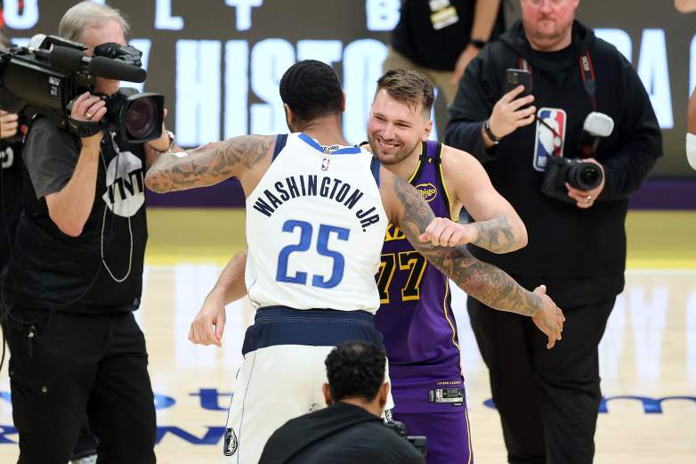 Dallas Mavericks v Los Angeles Lakers