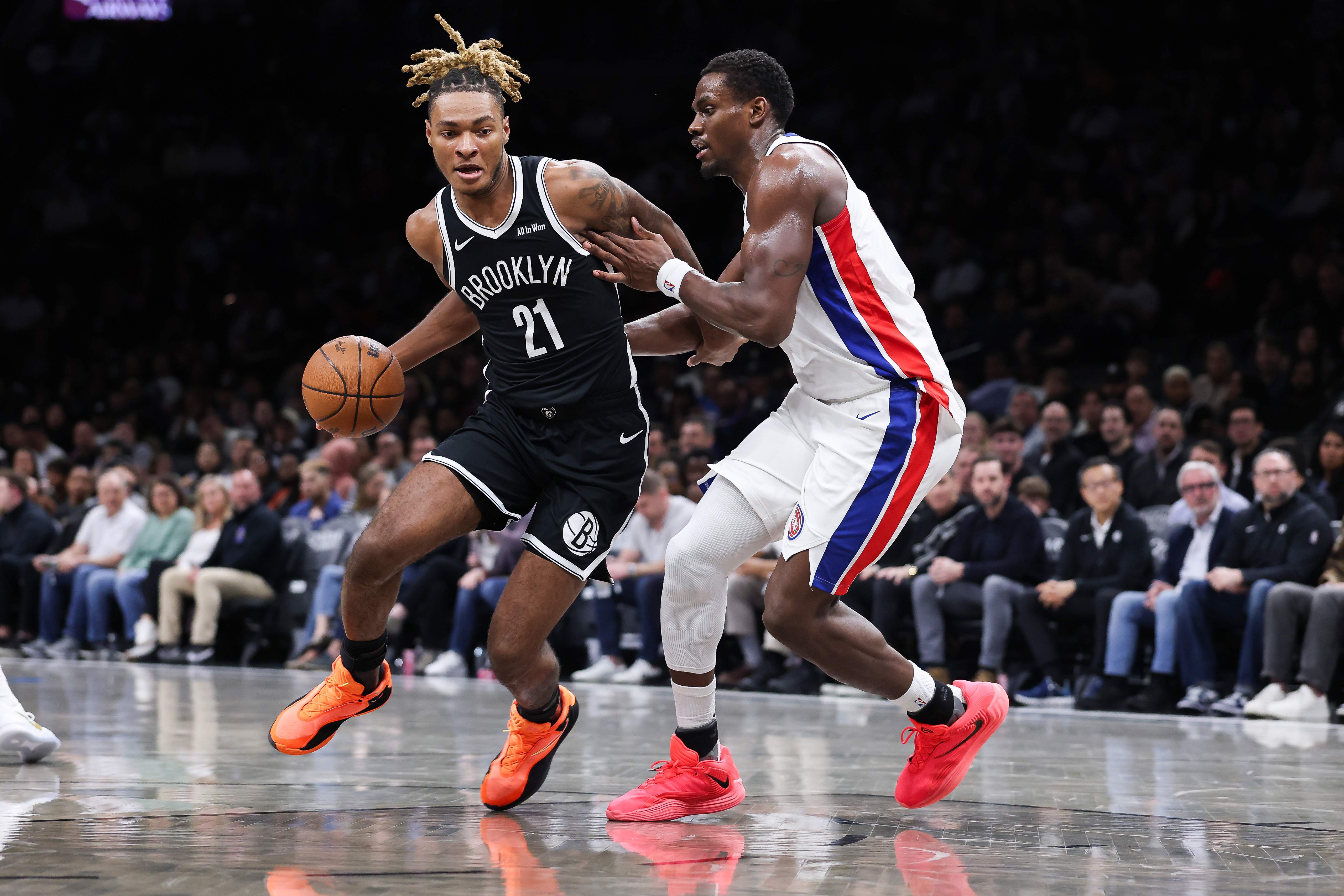 Detroit Pistons v Brooklyn Nets