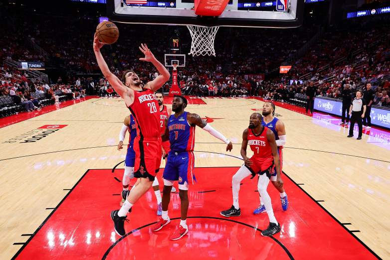 Detroit Pistons v Houston Rockets