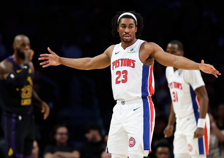 Detroit Pistons v Los Angeles Lakers