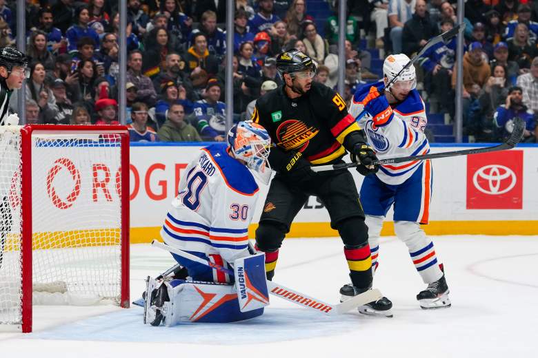 Edmonton Oilers v Vancouver Canucks