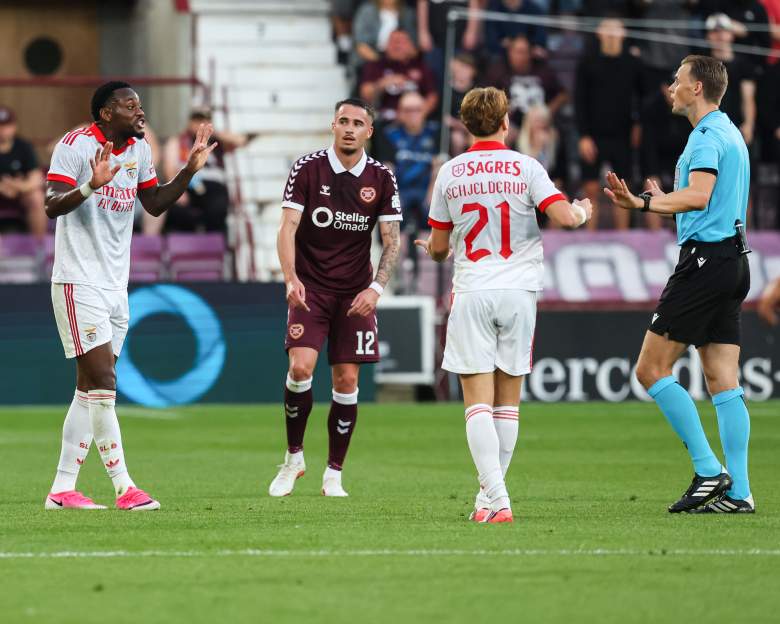 Heart Of Midlothian v Benfica - UEFA Europa League 2026/27 Third Qualifying Round Second Leg