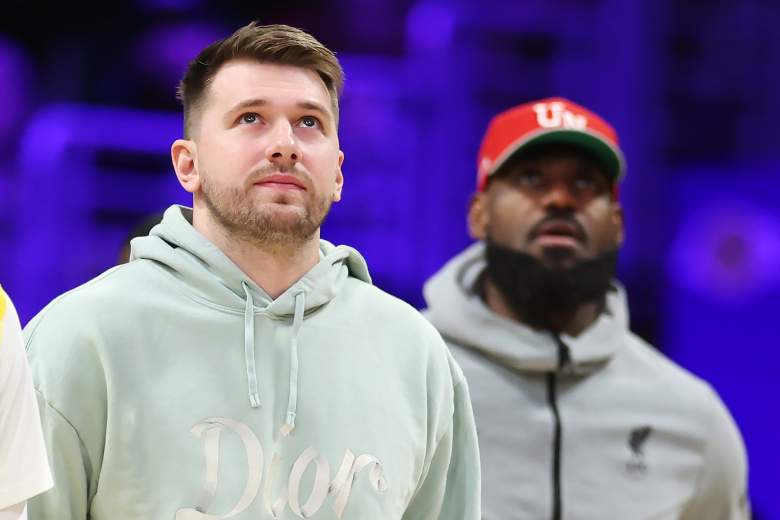 Luka Doncic, LeBron James, Los Angeles Lakers media day