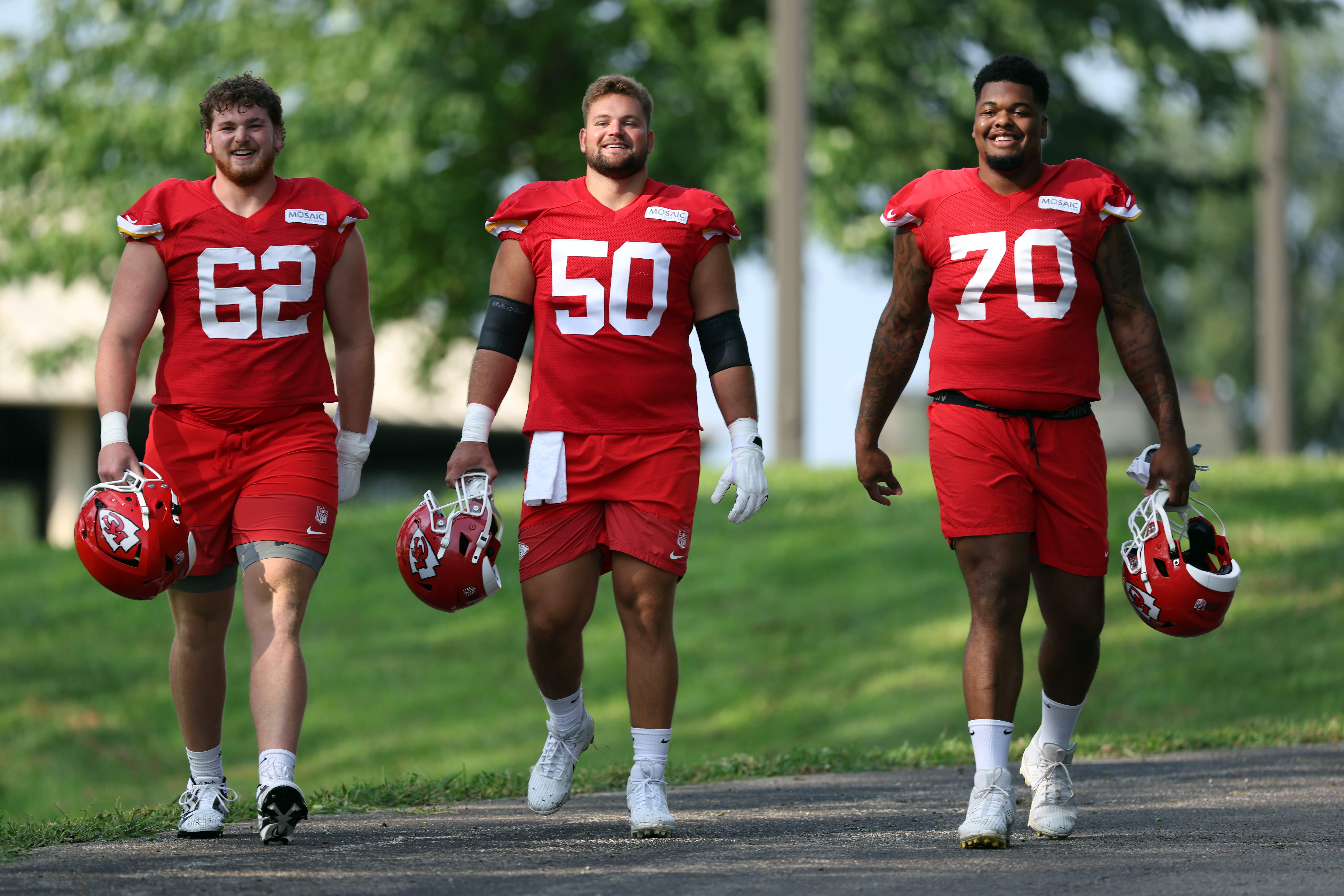 Chiefs Rookie UDFA RT Kahlil Benson has been a major camp standout.