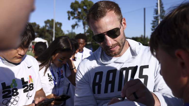 LA28 Press Event at Los Angeles Rams Training Camp