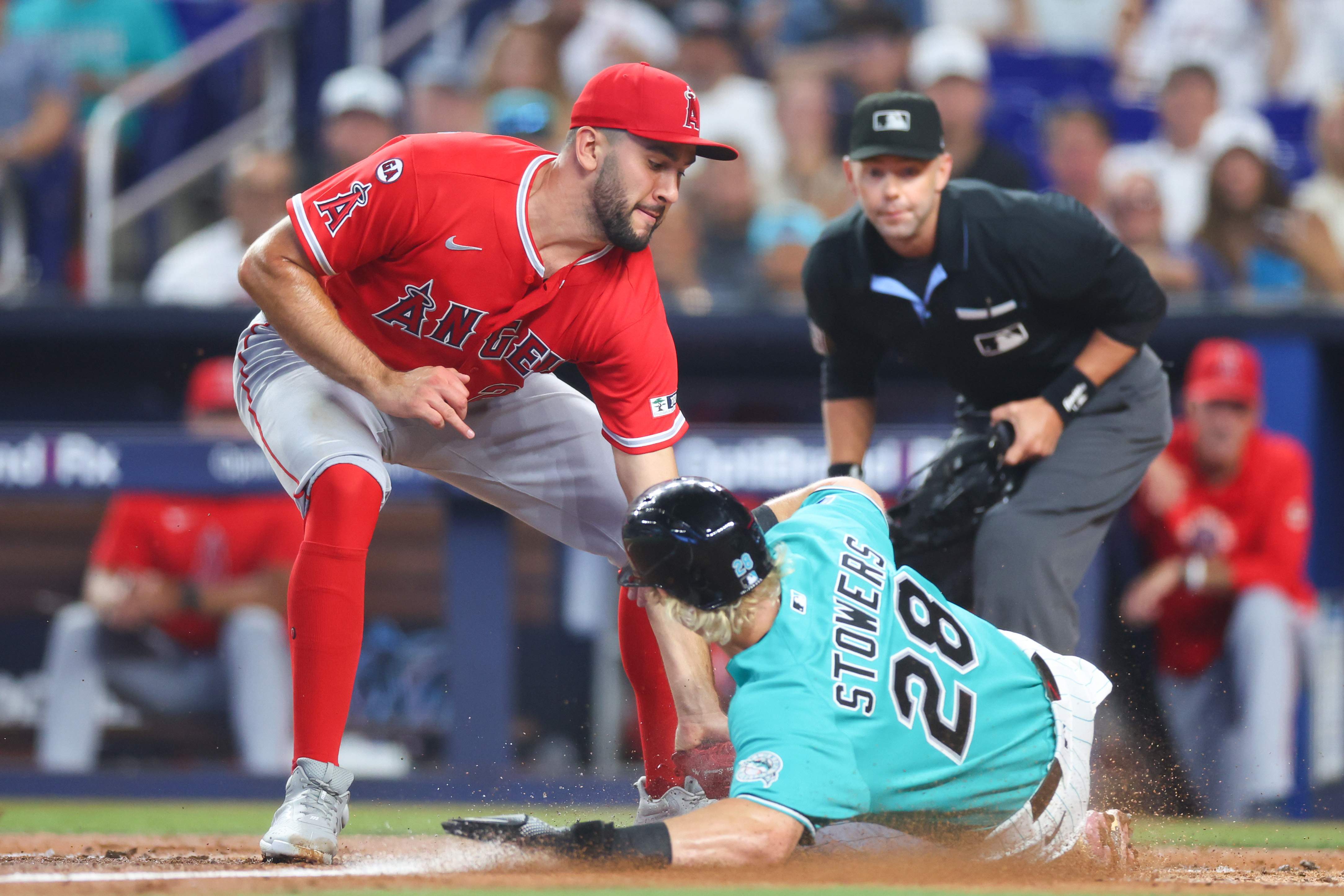 Los Angeles Angels v Miami Marlins
