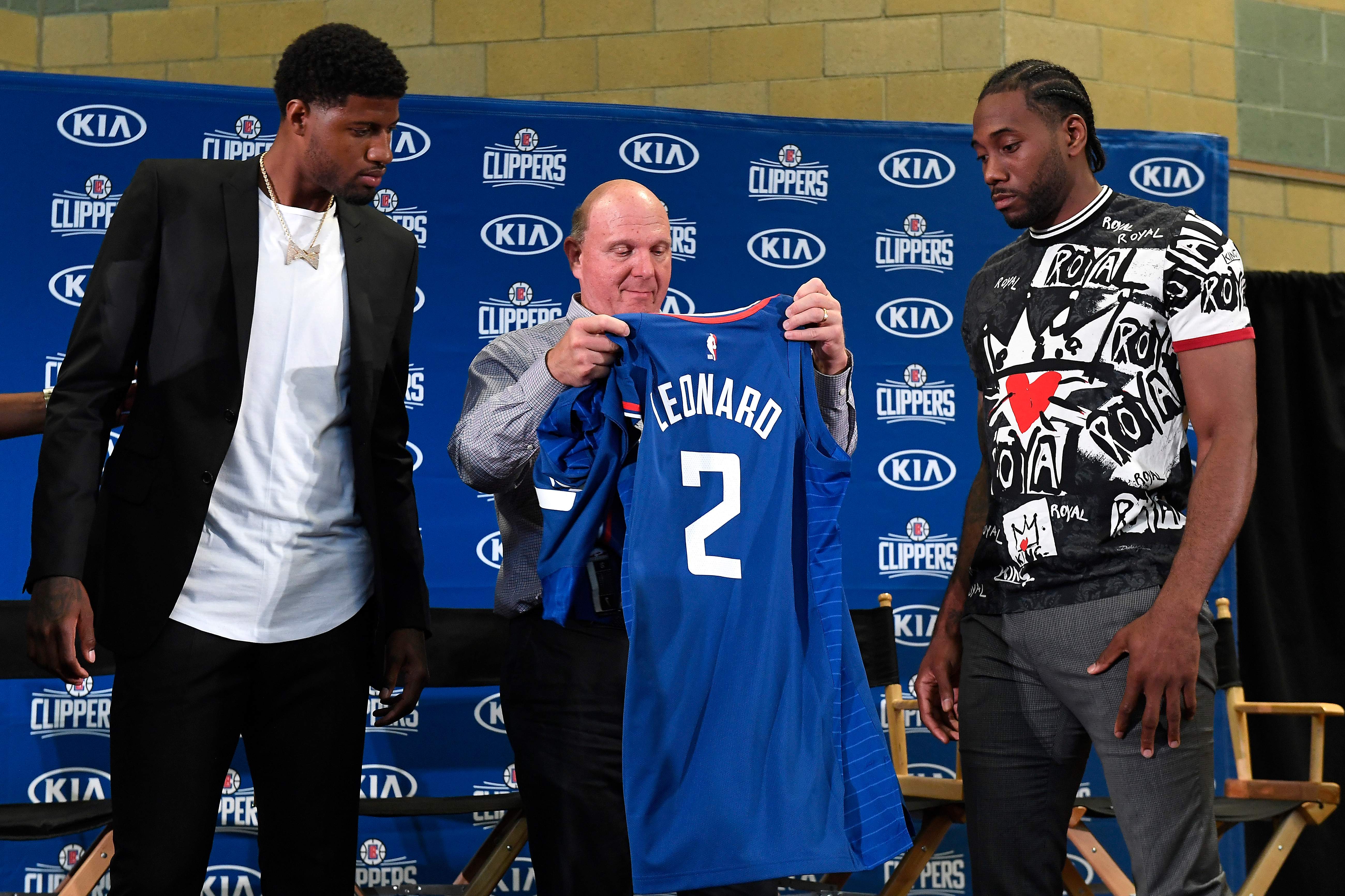Los Angeles Clippers Introduce Kawhi Leonard & Paul George