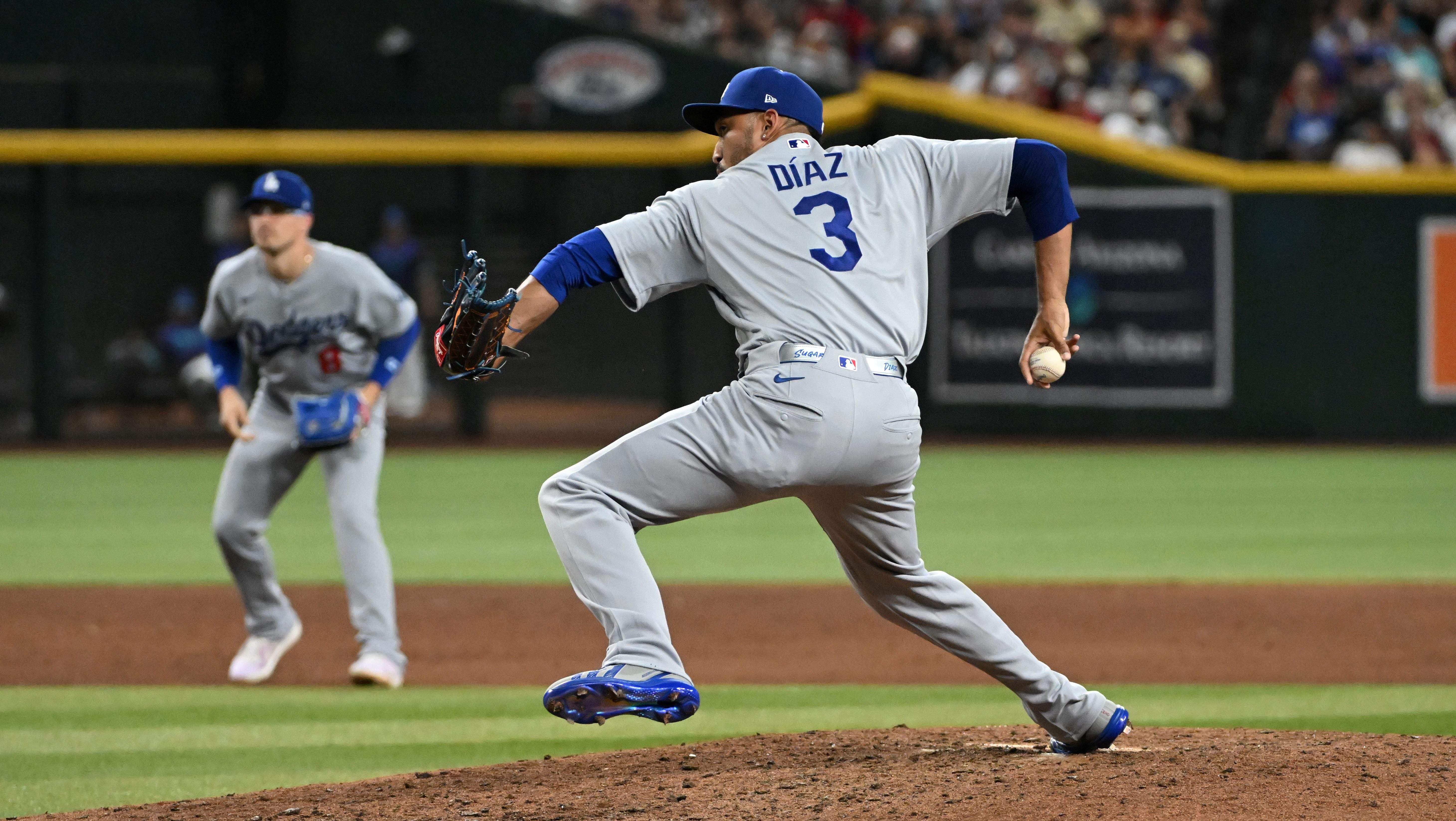 Los Angeles Dodgers relief pitcher Edwin Diaz
