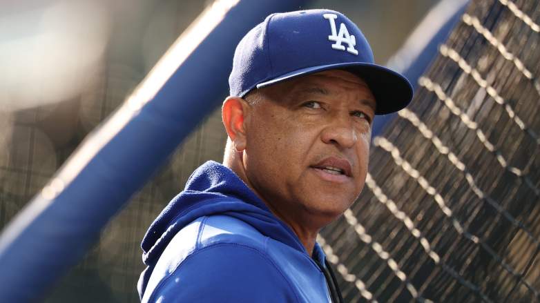 Dave Roberts of the Los Angeles Dodgers