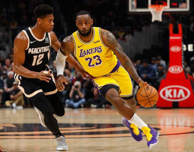 Los Angeles Lakers v Atlanta Hawks