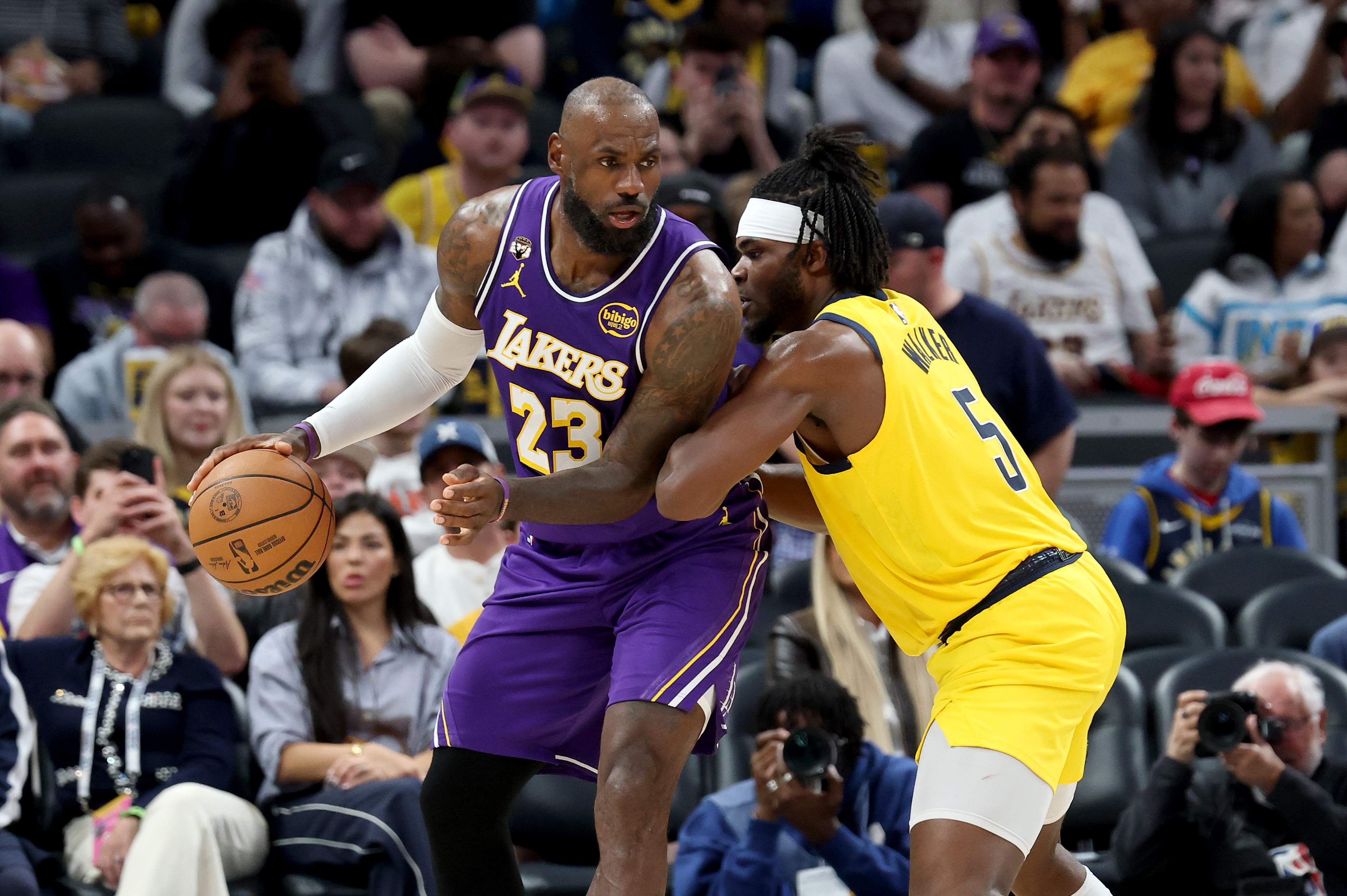 Los Angeles Lakers v Indiana Pacers