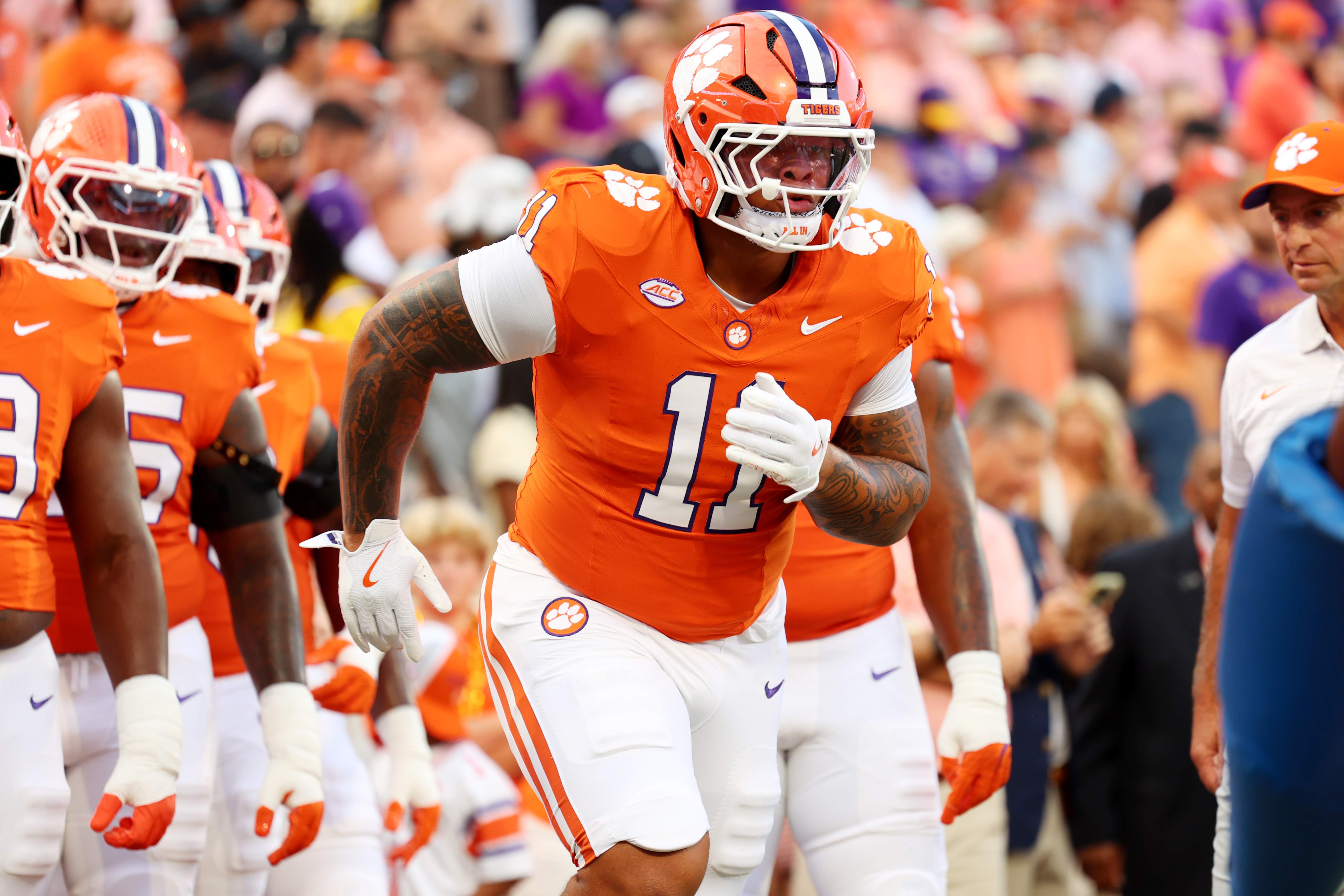 Chiefs rookie DT Peter Woods in college at Clemson