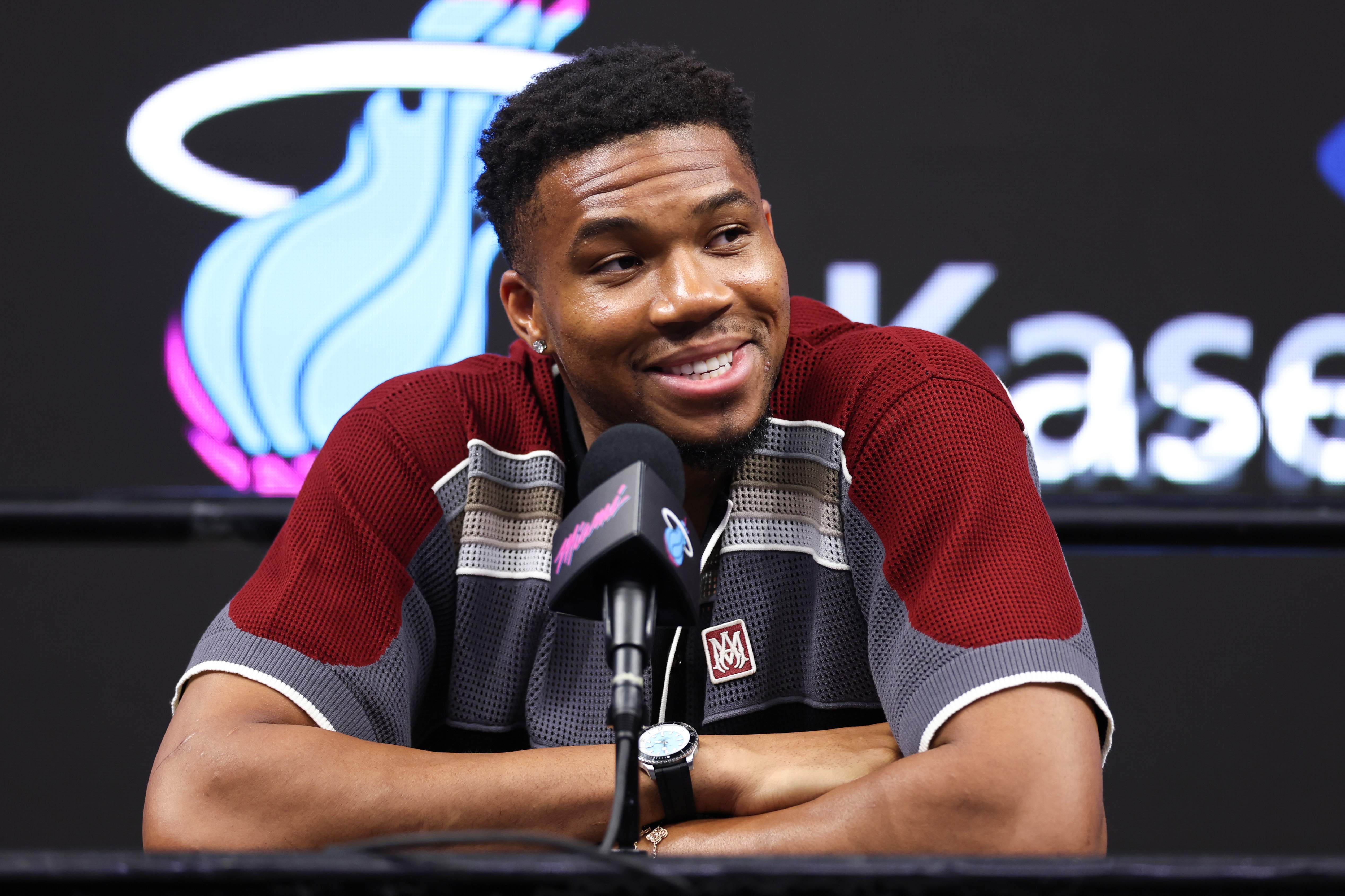Miami Heat Introduces Bobby Portis, Jr. and Giannis Antetokounmpo