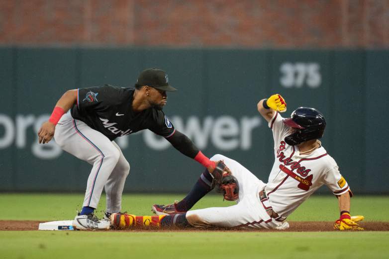 Miami Marlins v Atlanta Braves