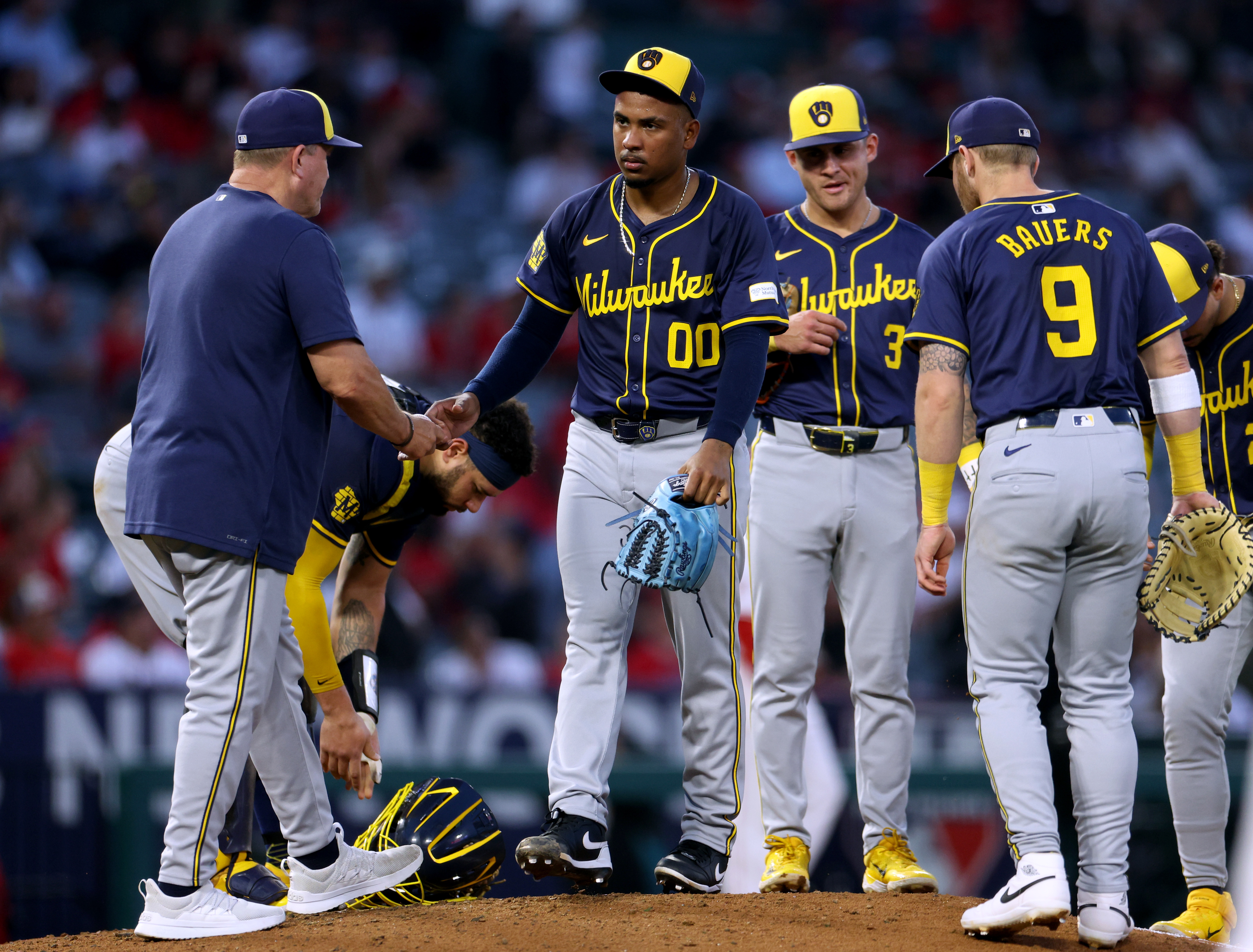 Milwaukee Brewers v Los Angeles Angels