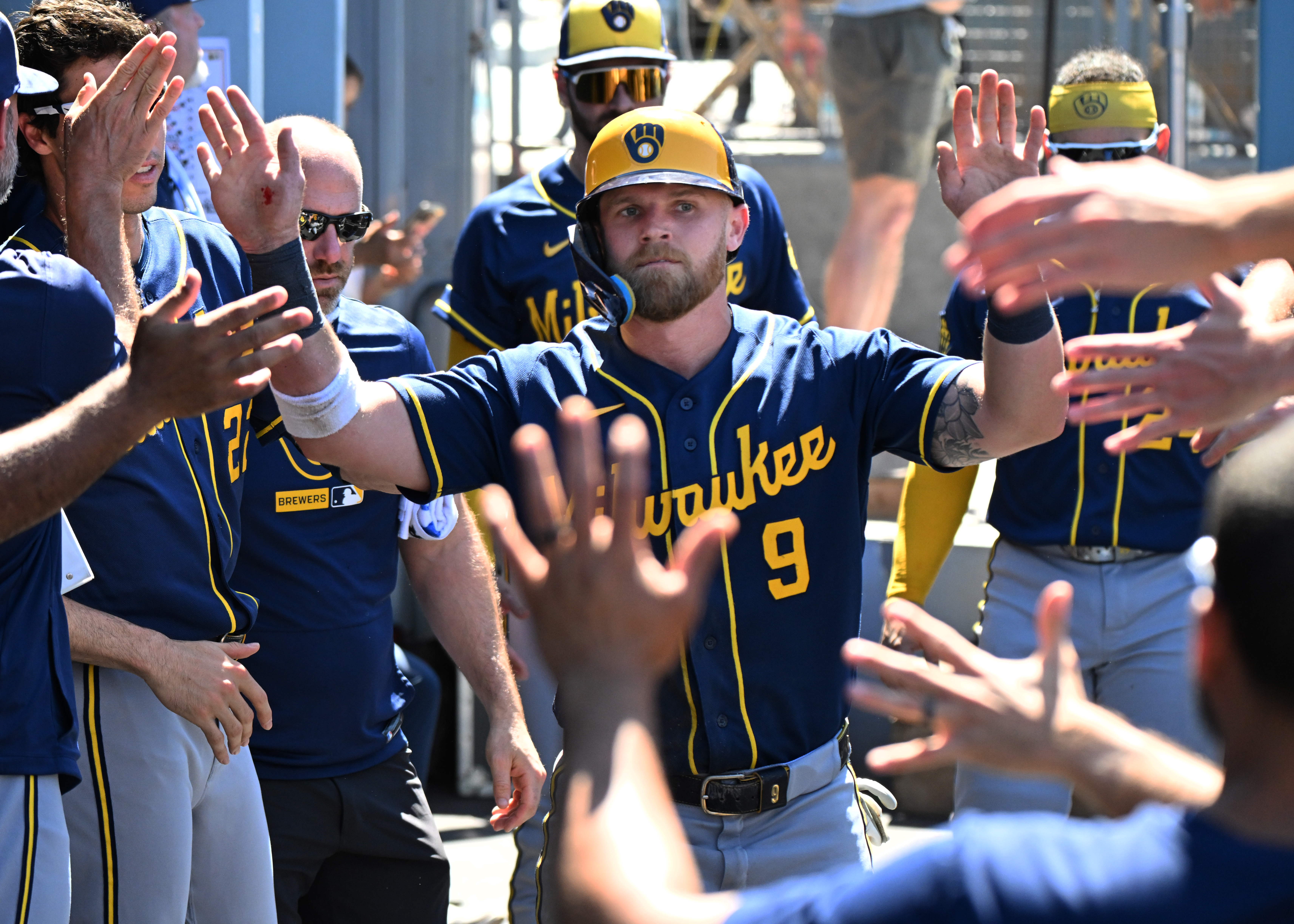 Milwaukee Brewers v Los Angeles Dodgers