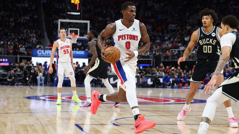 Detroit Pistons center Jalen Duren