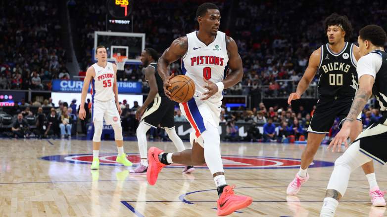 Detroit Pistons center Jalen Duren