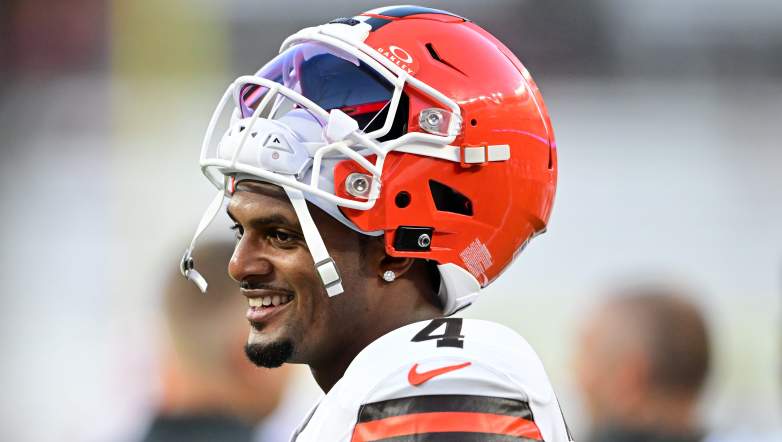 Browns QB Deshaun Watson did not play against the New England Patriots.