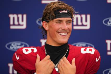Giants QB Jaxson Dart Rookie Card Makes History Ahead of Year 2